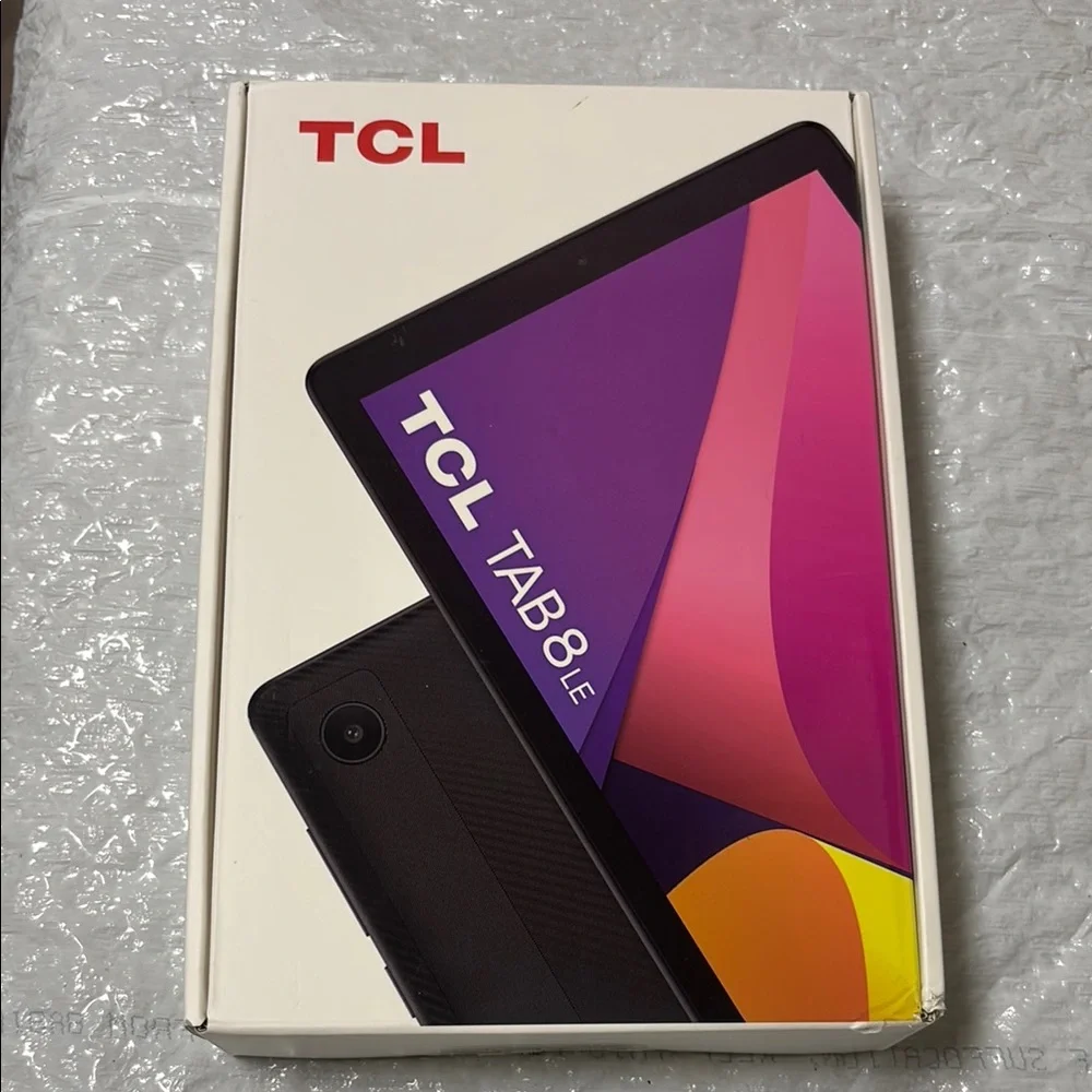 TCL Black Tablet Sleek Design with Vibrant Display